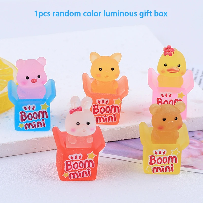 1Pcs Luminous Cartoon Animal Ornaments Cute Miniature Ornament Car Decorations Micro Landscape Accessories
1Pcs Luminous Cartoon Animal Ornaments Cute Miniature Ornament Car Decorations Micro Landscape Accessories