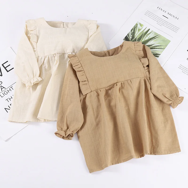2022 new baby girl suit baby long-sleeved top cotton hemp fungus girl autumn clothes
2022 new baby girl suit baby long-sleeved top cotton hemp fungus girl autumn clothes