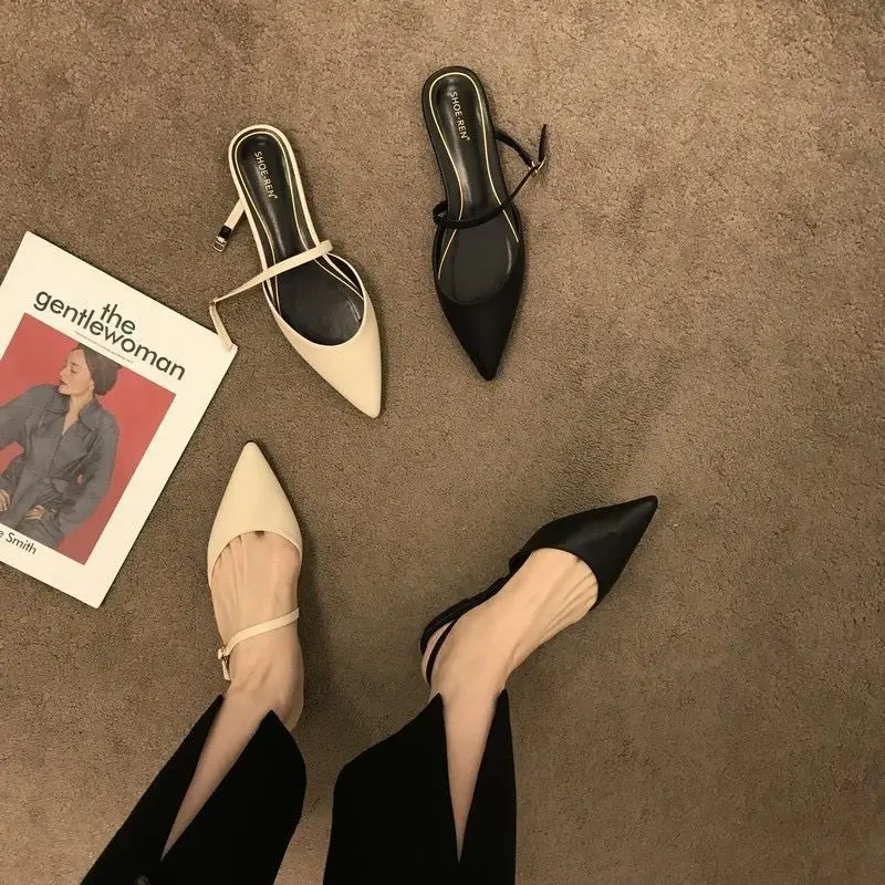 Сандалии женские летние, классические, однотонные, с острым носком, для дома и улицы
Сандалии женские летние, классические, однотонные, с острым носком, для дома и улицы