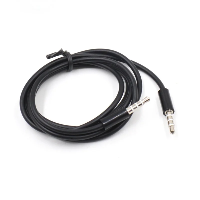 New 4 Pole 1m 3.5mm Audio Cable Male To Male Record Car Aux Audio Cord Headphone Connect Cord MP3 Extension Cable
New 4 Pole 1m 3.5mm Audio Cable Male To Male Record Car Aux Audio Cord Headphone Connect Cord MP3 Extension Cable