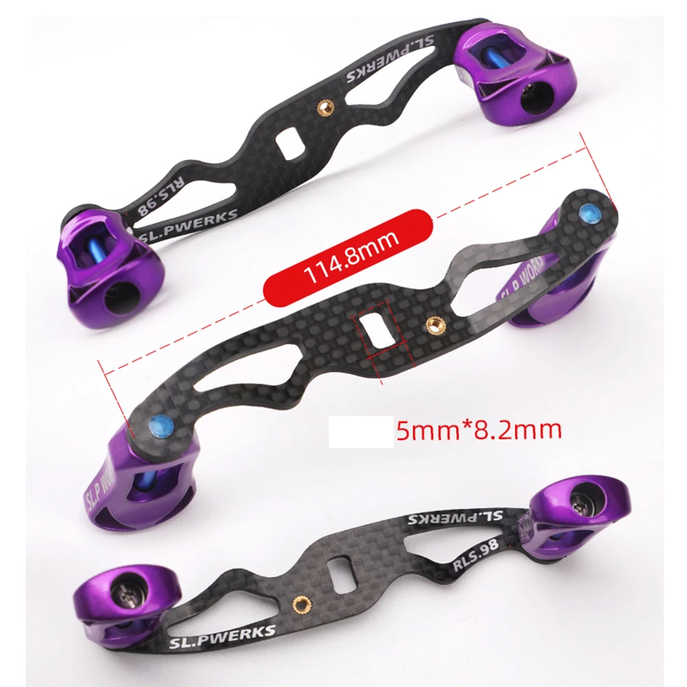 Left Right DIY Carbon Fiber Fishing Reel Handle Rubber Knob Rocker Replacement Baitcasting Reel DIY Fish Accessories Lure Tool
Left Right DIY Carbon Fiber Fishing Reel Handle Rubber Knob Rocker Replacement Baitcasting Reel DIY Fish Accessories Lure Tool