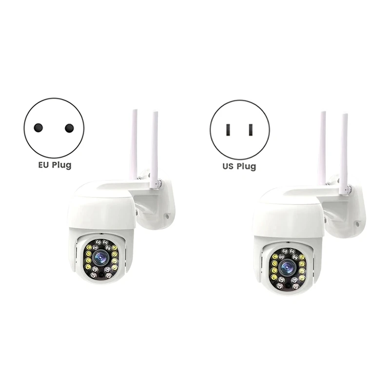 2MP Outdoor Camera 360 Degree Full-Color Night Vision Wireless WIFI Remote Monitor HD Smart Security Camera
2MP Outdoor Camera 360 Degree Full-Color Night Vision Wireless WIFI Remote Monitor HD Smart Security Camera