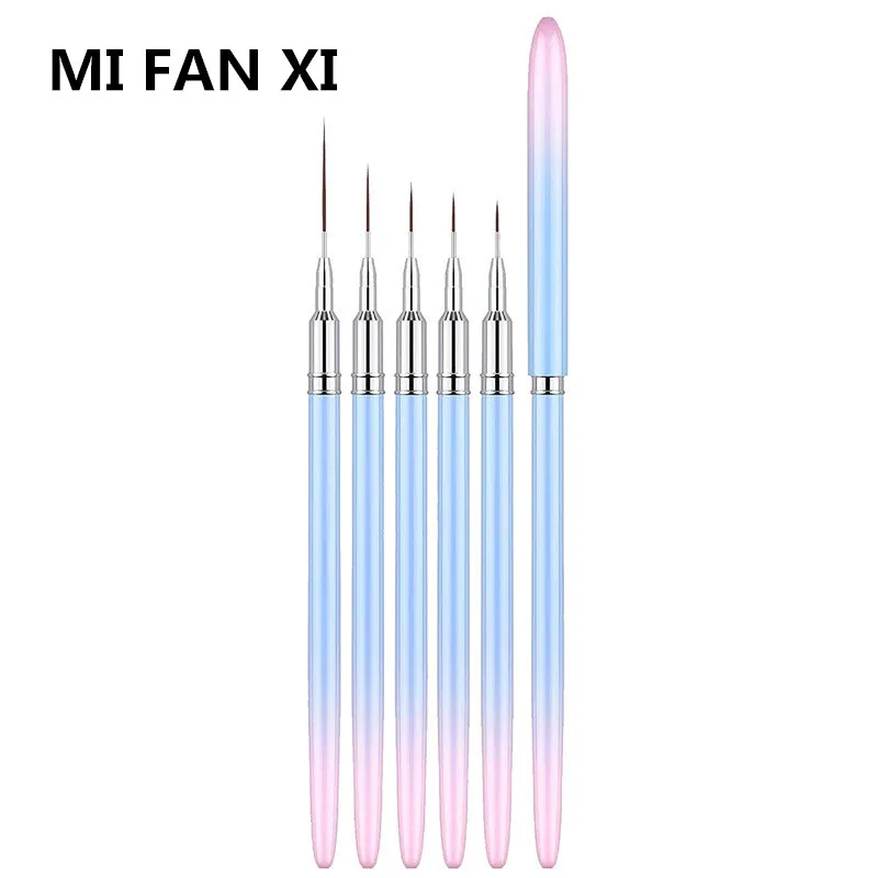 Pink Nail Liner Brushes Gel Nail Art Brush Nail Polish Painting Brush Nail Art Design Brush Pen Set Drawing Pen for Gel
Pink Nail Liner Brushes Gel Nail Art Brush Nail Polish Painting Brush Nail Art Design Brush Pen Set Drawing Pen for Gel