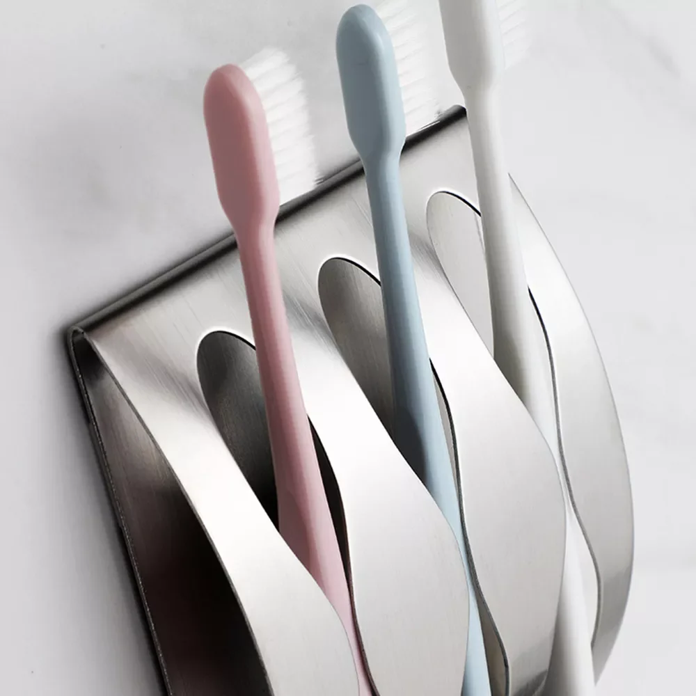 Toothbrush Holder Wall Mounted Shaver Holders Toothbrush Drain Storage Rack Stainless Steel Shelf Bathroom Accessories
Toothbrush Holder Wall Mounted Shaver Holders Toothbrush Drain Storage Rack Stainless Steel Shelf Bathroom Accessories