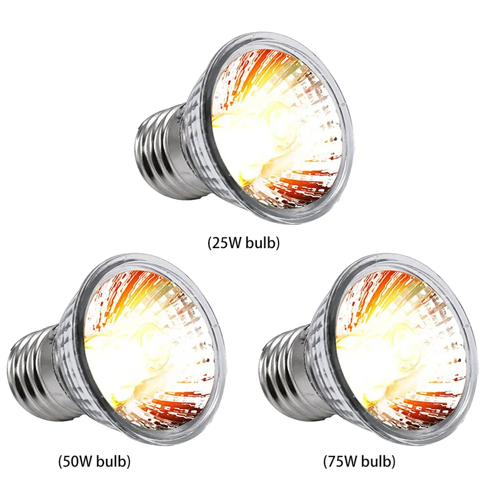 25/50/75W UVA+UVB 3.0 Reptile Lamp Bulb Turtle Basking UV Light Bulbs Heating Lamp Amphibians Lizards Temperature Controller
25/50/75W UVA+UVB 3.0 Reptile Lamp Bulb Turtle Basking UV Light Bulbs Heating Lamp Amphibians Lizards Temperature Controller
