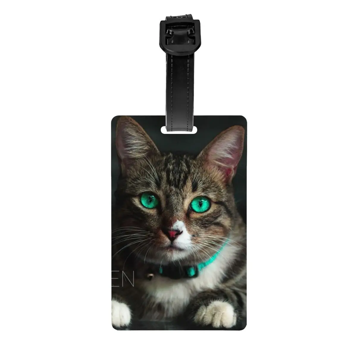 Бирки для багажа, чемодан с зелеными глазами из ПВХ, дорожные аксессуары, портативный милый держатель, бирки для багажа, имя, идентификацион... 
Бирки для багажа, чемодан с зелеными глазами из ПВХ, дорожные аксессуары, портативный милый держатель, бирки для багажа, имя, идентификацион...