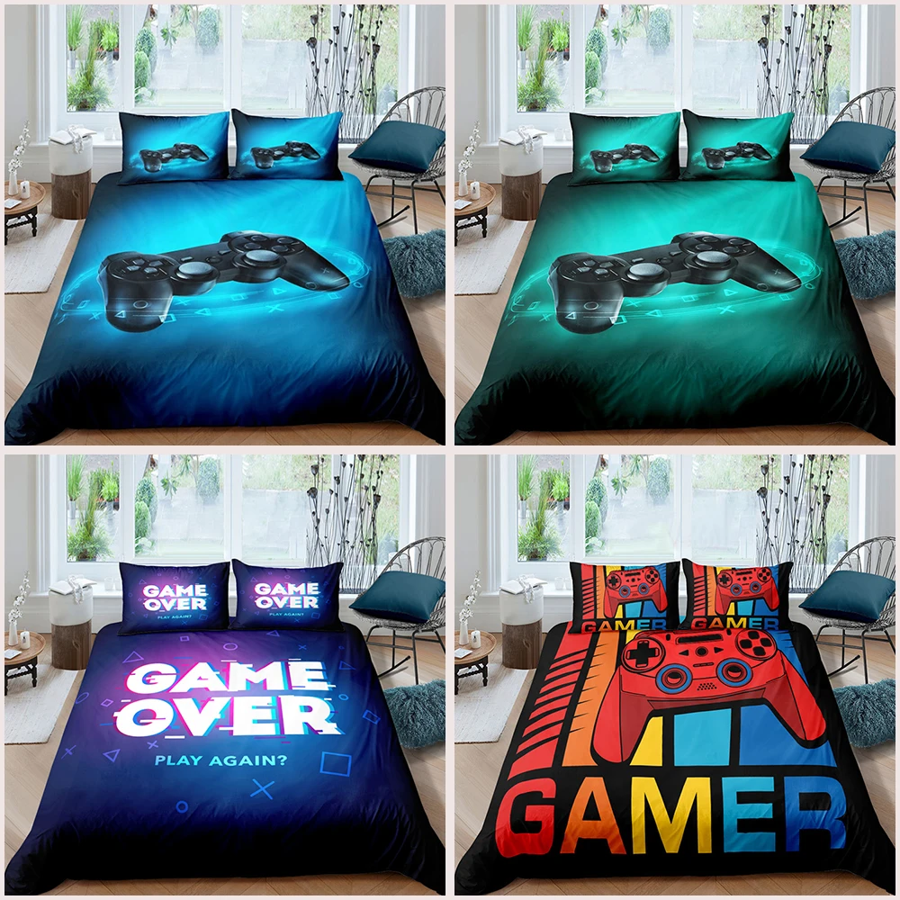 Gamepad 3D Bedding Set Game Player Printed Duvet Cover Set Twin Queen King Double Sizes Pillowcase Housse De Couette Bedclothes
Gamepad 3D Bedding Set Game Player Printed Duvet Cover Set Twin Queen King Double Sizes Pillowcase Housse De Couette Bedclothes