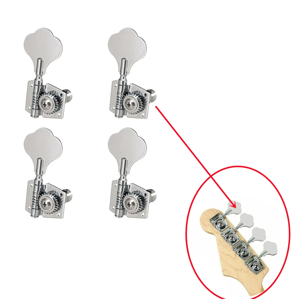 4Pack Jazz Bass Guitar Vintage Open Bass Tuners Right Tuning Gegs Machine Heads with Mounting Screws& Ferrules
4Pack Jazz Bass Guitar Vintage Open Bass Tuners Right Tuning Gegs Machine Heads with Mounting Screws& Ferrules