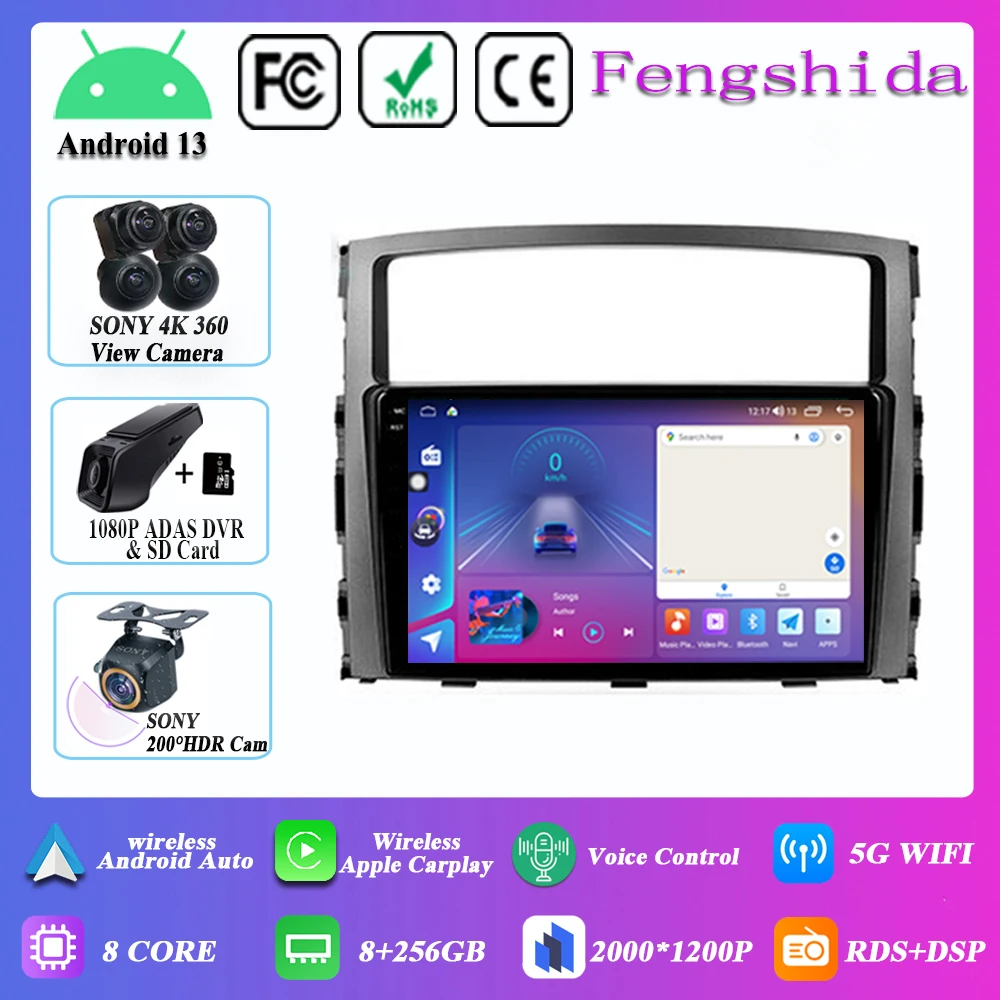 7862 ЦП Android для Mitsubishi Pajero 4 V80 V90 2006 - 2010 2012 2013 2014 Автомагнитола мультимедийный плеер навигация No 2din DVD
7862 ЦП Android для Mitsubishi Pajero 4 V80 V90 2006 - 2010 2012 2013 2014 Автомагнитола мультимедийный плеер навигация No 2din DVD