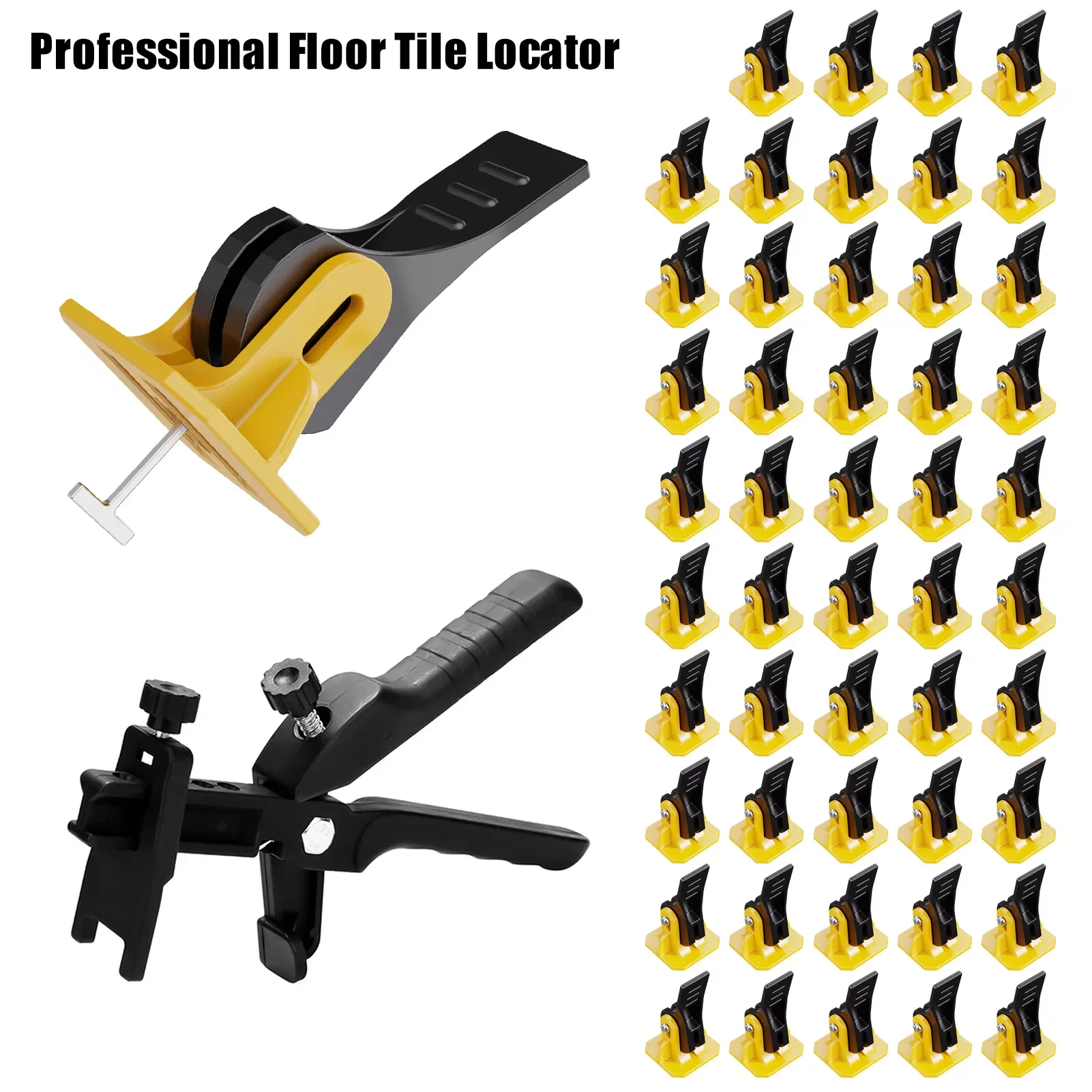 Tile Leveling System Professional Floor Tile Locator Construction Tool Tile Tool Tightening Pliers Tile Positioner Locator Clip
Tile Leveling System Professional Floor Tile Locator Construction Tool Tile Tool Tightening Pliers Tile Positioner Locator Clip
