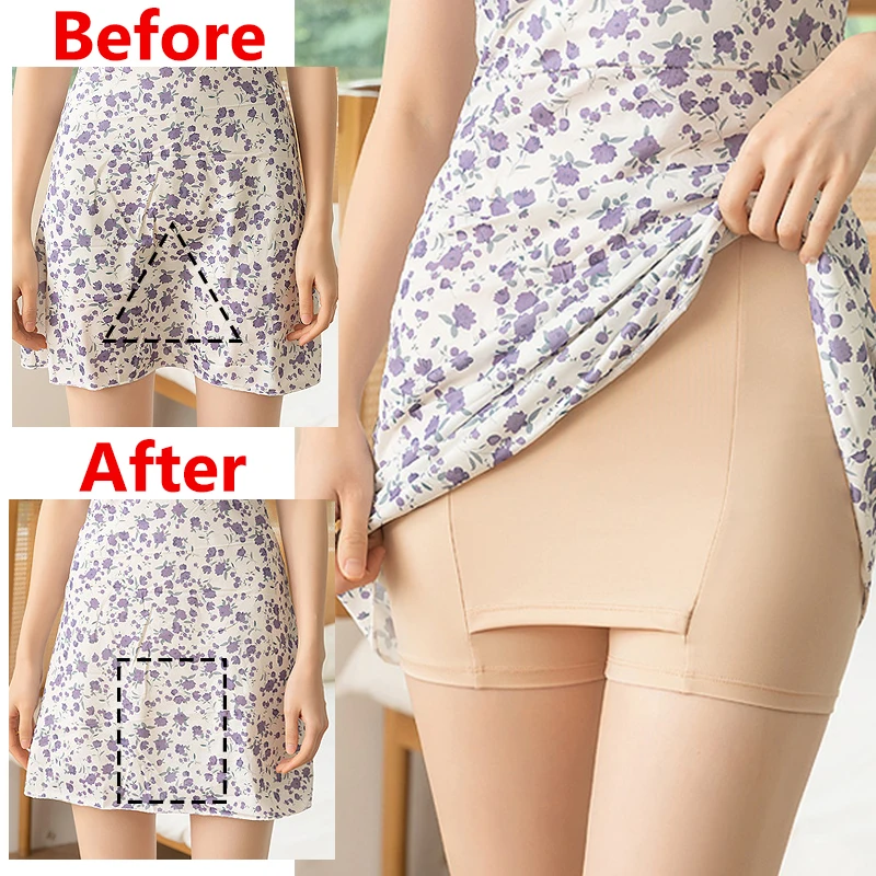 Women's Summer Shorts Ice Silk High Waist Safety Pants Boxer Women Thin Sliming Fit Double Layer Seamless Skirt Shorts Hot Sale
Women's Summer Shorts Ice Silk High Waist Safety Pants Boxer Women Thin Sliming Fit Double Layer Seamless Skirt Shorts Hot Sale