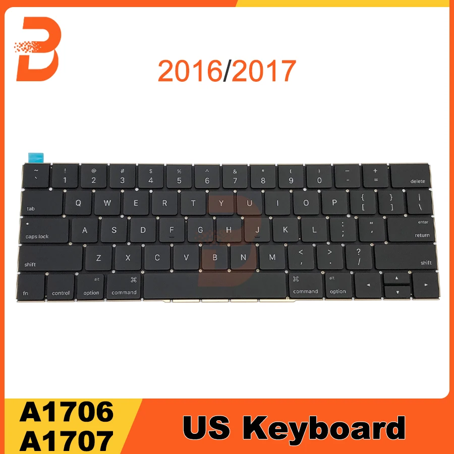 Новая сменная Клавиатура для ноутбука Macbook Pro Retina 13 дюймов 15 дюймов A1706 A1707 с английской раскладкой для США конец 2016 Середина 2017
Новая сменная Клавиатура для ноутбука Macbook Pro Retina 13 дюймов 15 дюймов A1706 A1707 с английской раскладкой для США конец 2016 Середина 2017