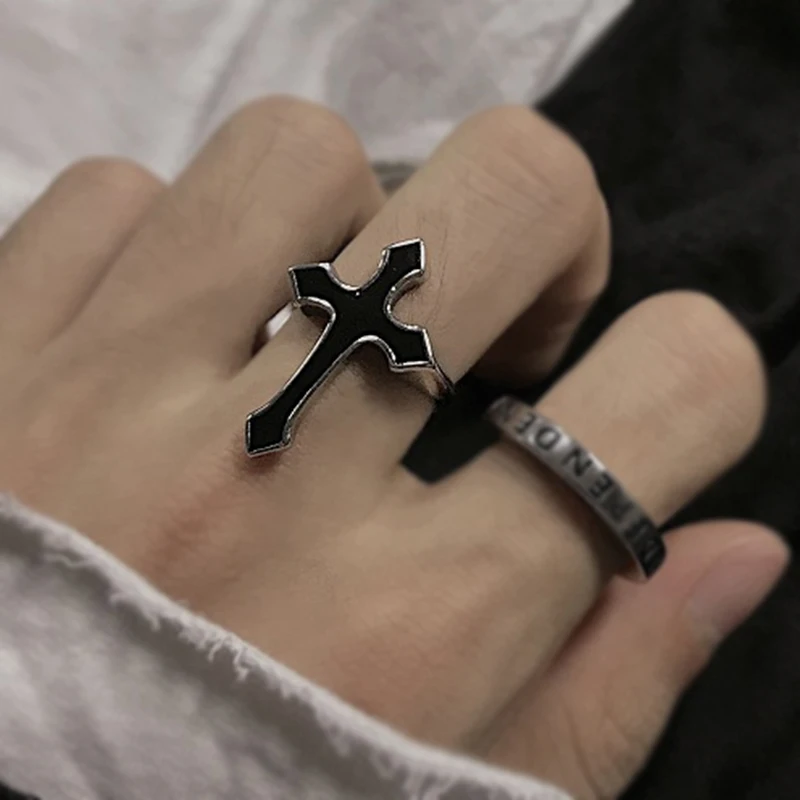 Open Adjustable Big Cross Rings for Women Men Christmas Easter Unisex Retro Gothic Metal Ring 2022 Simple Fashion Party Jewelry
Open Adjustable Big Cross Rings for Women Men Christmas Easter Unisex Retro Gothic Metal Ring 2022 Simple Fashion Party Jewelry