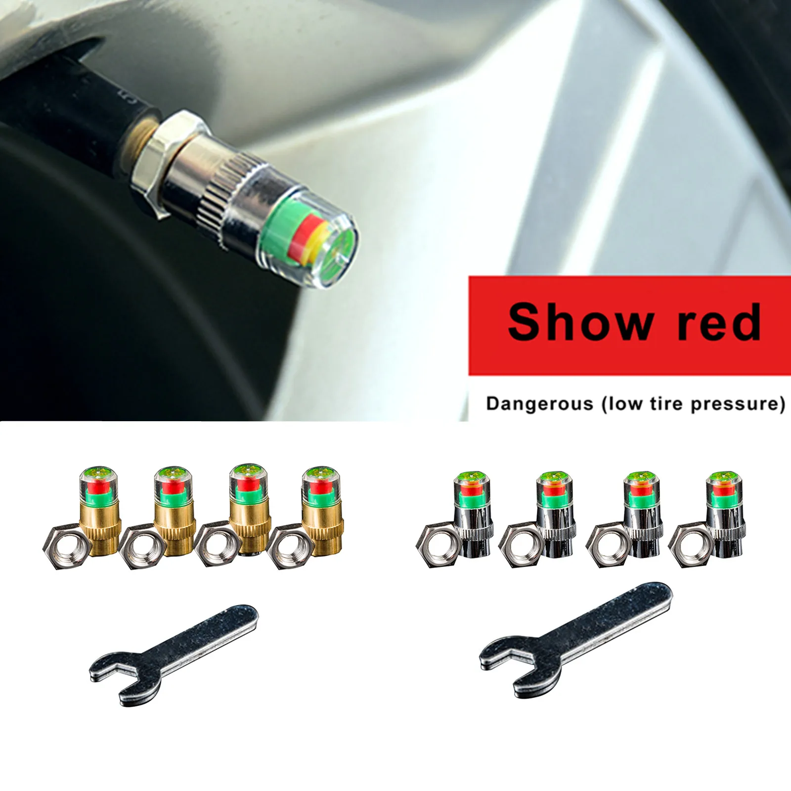 4pcs Car Wireless Tire Pressure Cap Valve Nozzle Tire Pressure Gauge Monitor External Tire Cap Vacuum Pressure Diagnostic Tools
4pcs Car Wireless Tire Pressure Cap Valve Nozzle Tire Pressure Gauge Monitor External Tire Cap Vacuum Pressure Diagnostic Tools