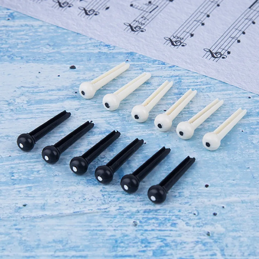 6Pcs Acoustic Guitar Bridge Pins Plastic String End Peg Connectors Luthier Tools Guitar Replacement Parts Bridge Pins
6Pcs Acoustic Guitar Bridge Pins Plastic String End Peg Connectors Luthier Tools Guitar Replacement Parts Bridge Pins