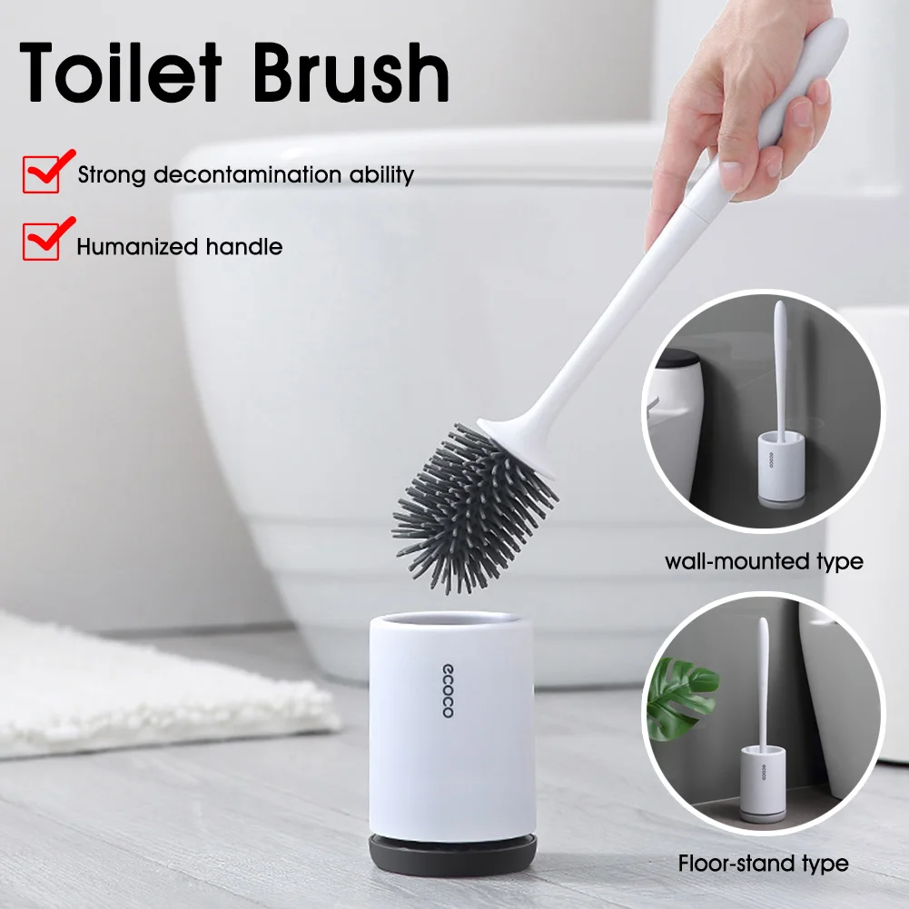 4PCS Silicone TPR Toilet Brush Holders Bathroom Hardwar Quick Drain Cleaning Brush Tools Household WC Accessories Sets
4PCS Silicone TPR Toilet Brush Holders Bathroom Hardwar Quick Drain Cleaning Brush Tools Household WC Accessories Sets