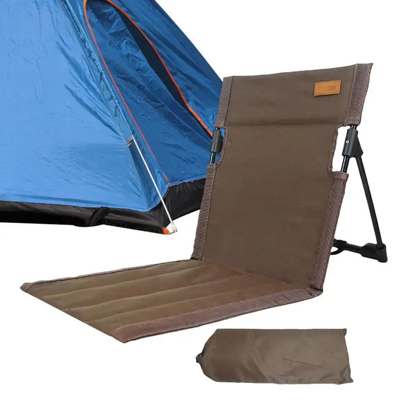

Beach Outdoor Picnic Folding Backchair Lightweight Portable Camping Chair Stadium Seats Lazy Chairs Bleacher Seats Cushion Chair