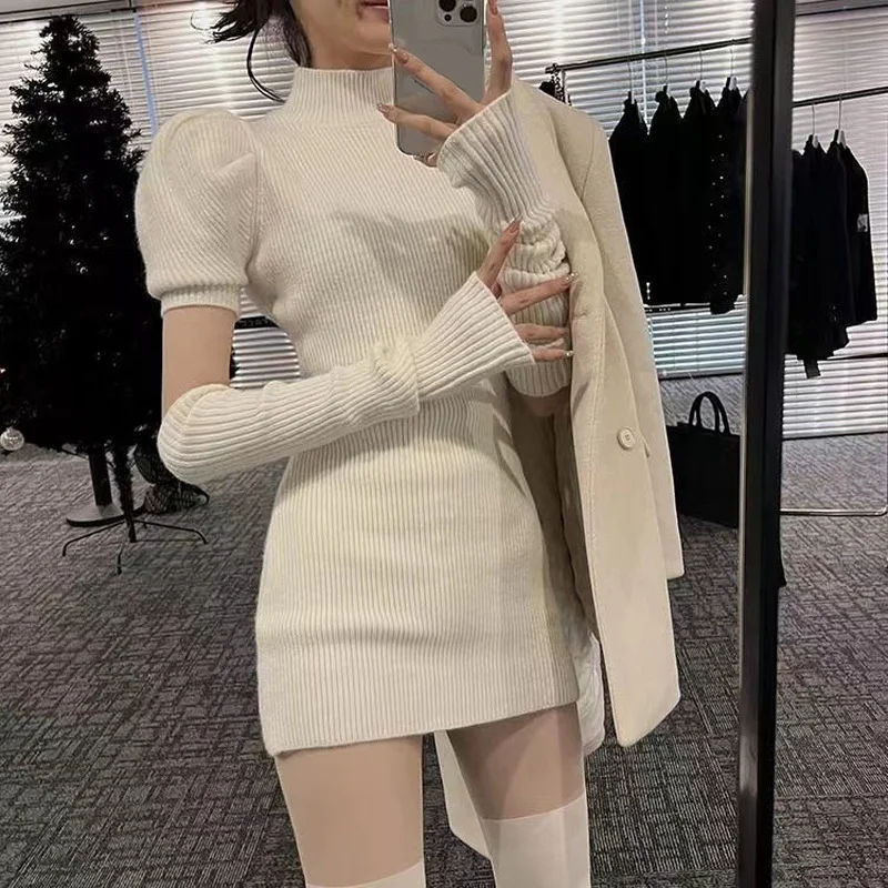Women Knitted Sweater Dress Korean Fashion Clothing for New Year One Piece Ladies Y2k Knit Korea Casual Dresses Spring 2022
Women Knitted Sweater Dress Korean Fashion Clothing for New Year One Piece Ladies Y2k Knit Korea Casual Dresses Spring 2022