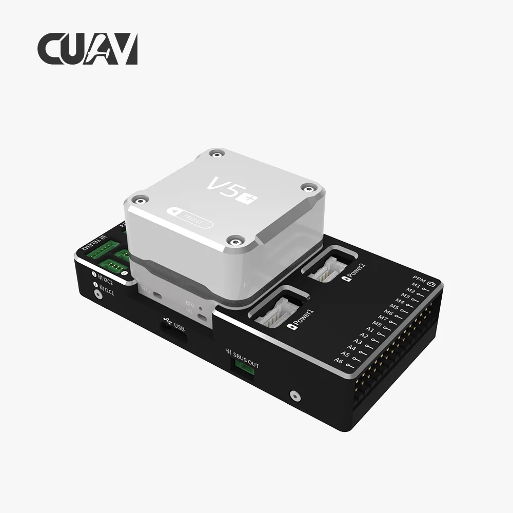 CUAV Autopilot Pixhawk V5+ F765 Flight Controller with NEO V2 GPS Module for RC Helicopter Airplane Multirotor Vehicles Car Boat
CUAV Autopilot Pixhawk V5+ F765 Flight Controller with NEO V2 GPS Module for RC Helicopter Airplane Multirotor Vehicles Car Boat