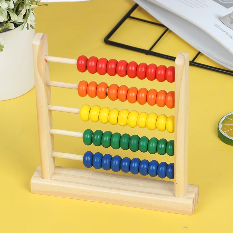 Educational Toy Mini Wooden Abacus Children Early Math Learning Toy Numbers Counting Calculating Beads Abacus Montessori
Educational Toy Mini Wooden Abacus Children Early Math Learning Toy Numbers Counting Calculating Beads Abacus Montessori