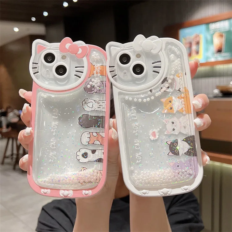 Cartoon Cat Paws Cute Pearl Quicksand KT Lens Phone Case For iPhone 13 12 11 Pro Max XR XS MAX X Girl Anti-drop Soft Shell Coque
Cartoon Cat Paws Cute Pearl Quicksand KT Lens Phone Case For iPhone 13 12 11 Pro Max XR XS MAX X Girl Anti-drop Soft Shell Coque