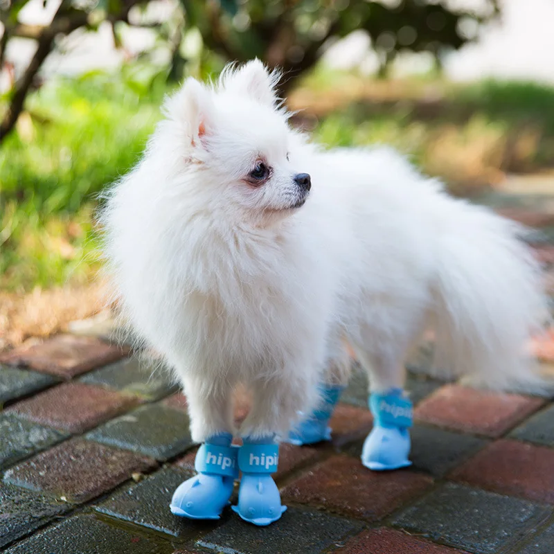 4pcs/set Dolphin-shaped Cartoon Puppy Shoes Teddy Shoes Waterproof Rain Boots Foot Cover Pet Silicone Rain Boots Puppy Shoes 
4pcs/set Dolphin-shaped Cartoon Puppy Shoes Teddy Shoes Waterproof Rain Boots Foot Cover Pet Silicone Rain Boots Puppy Shoes