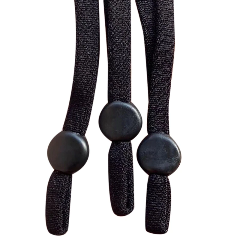 2000Pcs Braided Elastic Band Elastic Cord Adjustable Silicone Button Elastic Band For Sewing Crafts DIY Mask Black
2000Pcs Braided Elastic Band Elastic Cord Adjustable Silicone Button Elastic Band For Sewing Crafts DIY Mask Black