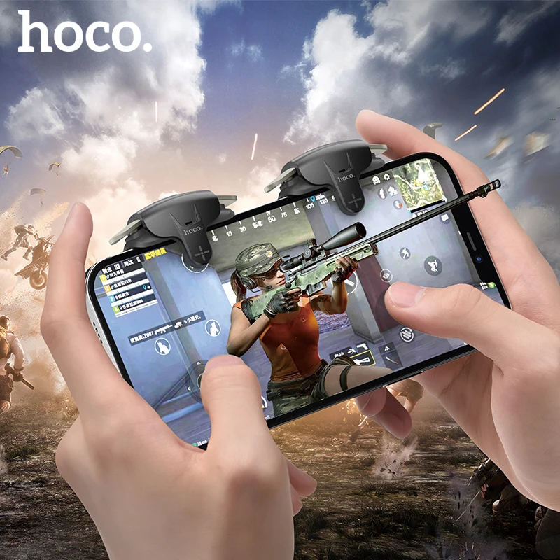 HOCO Gamepad Joystick For PUBG Mobile Controller Auto High Frequency Click Joypad Trigger Button, L1 R1 Shooter for Android iOS
HOCO Gamepad Joystick For PUBG Mobile Controller Auto High Frequency Click Joypad Trigger Button, L1 R1 Shooter for Android iOS