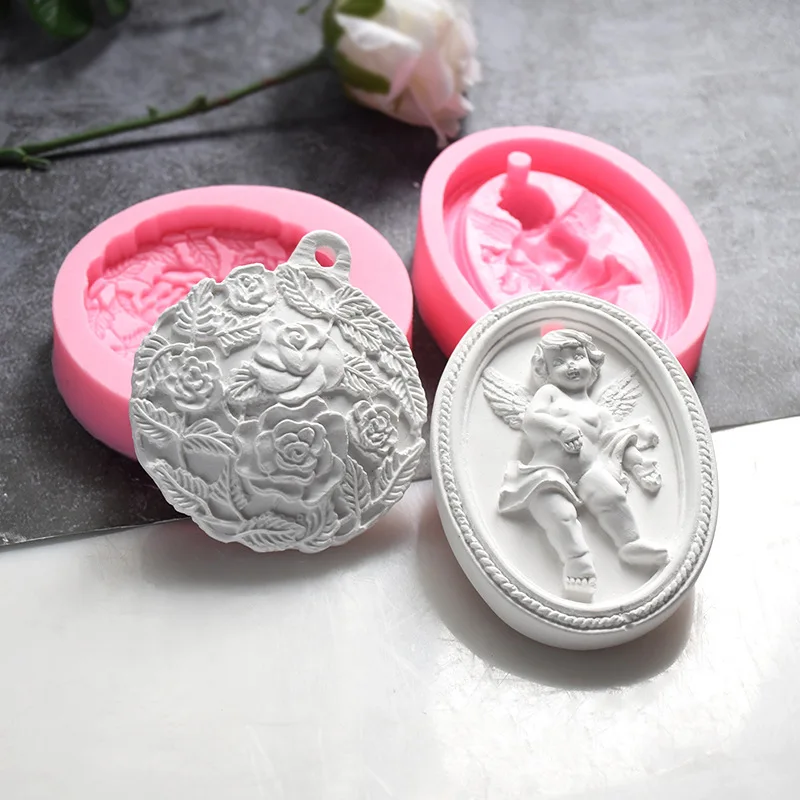 Soap Silicone Craft Cute Baby Angel Shape Soap Form Candle Mould DIY Aroma Plaster Making Tool Fondant Cake Baking Molds 
Soap Silicone Craft Cute Baby Angel Shape Soap Form Candle Mould DIY Aroma Plaster Making Tool Fondant Cake Baking Molds