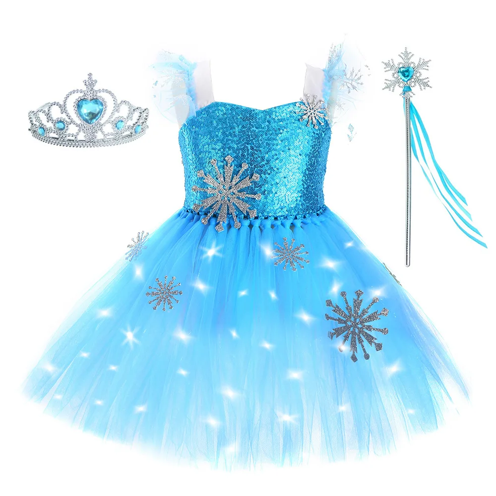 Princess Elsa Long Dress For Girls Kids Birthday Halloween Costume Snow Queen Girl Tutu Dresses Full Length Child Cosplay Outfit
Princess Elsa Long Dress For Girls Kids Birthday Halloween Costume Snow Queen Girl Tutu Dresses Full Length Child Cosplay Outfit