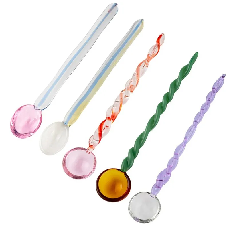 1 Pc Brand New And High Quality Cute Candy Series Stained Glass Spoon Spiral Spoon Coffee Stirring Spoon Kitchen Tableware
1 Pc Brand New And High Quality Cute Candy Series Stained Glass Spoon Spiral Spoon Coffee Stirring Spoon Kitchen Tableware