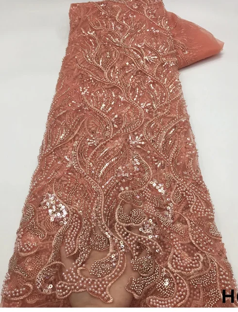 High Quality Fashion 2022 African Tulle Embroidered Lace Fabric With Sequins Bead For Wedding Dress Party Sewing dress
High Quality Fashion 2022 African Tulle Embroidered Lace Fabric With Sequins Bead For Wedding Dress Party Sewing dress
