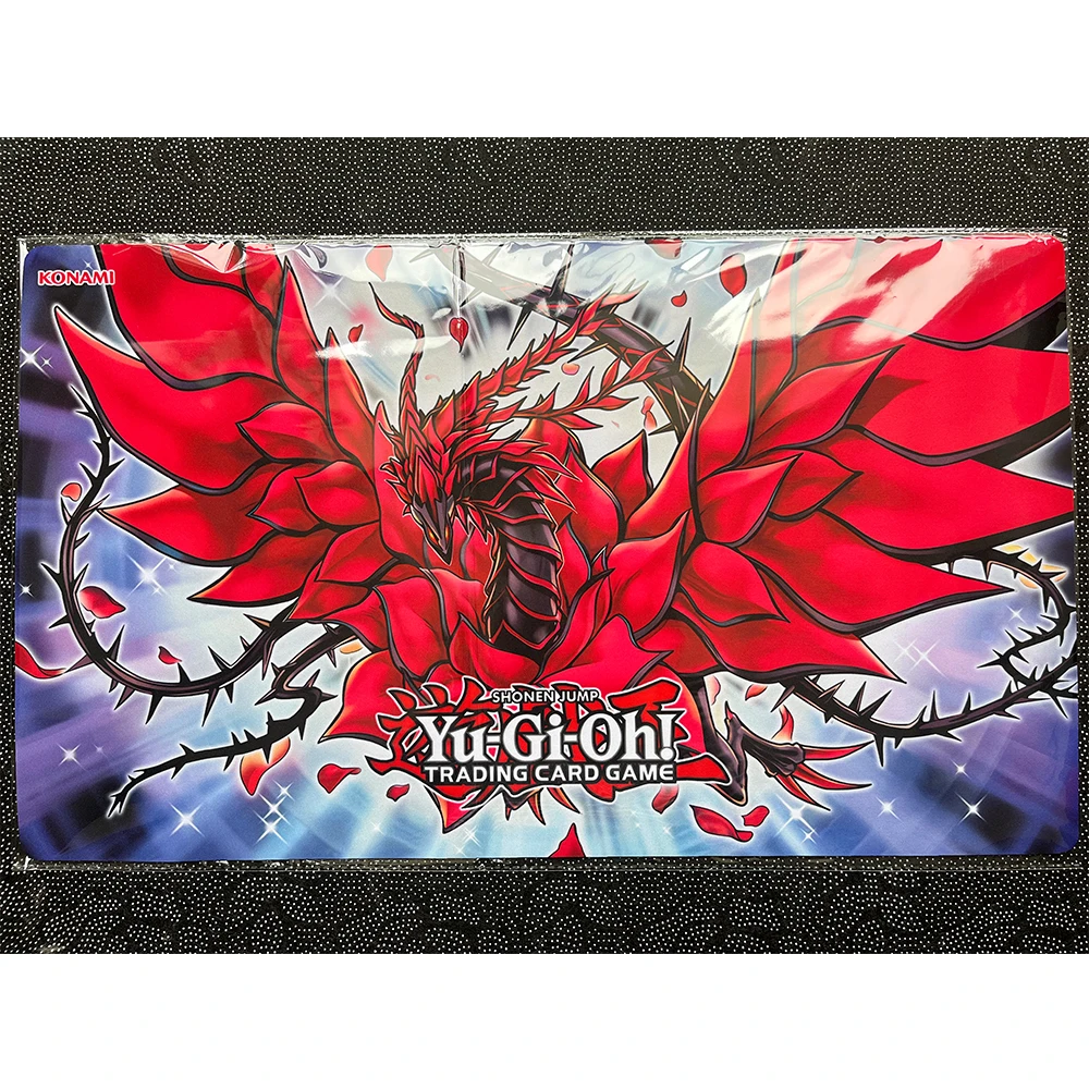 Игровой коврик Yugioh черный розовый дракон TCG MTG торговая карта игровой Yu-Gi-Oh Mats-Y24