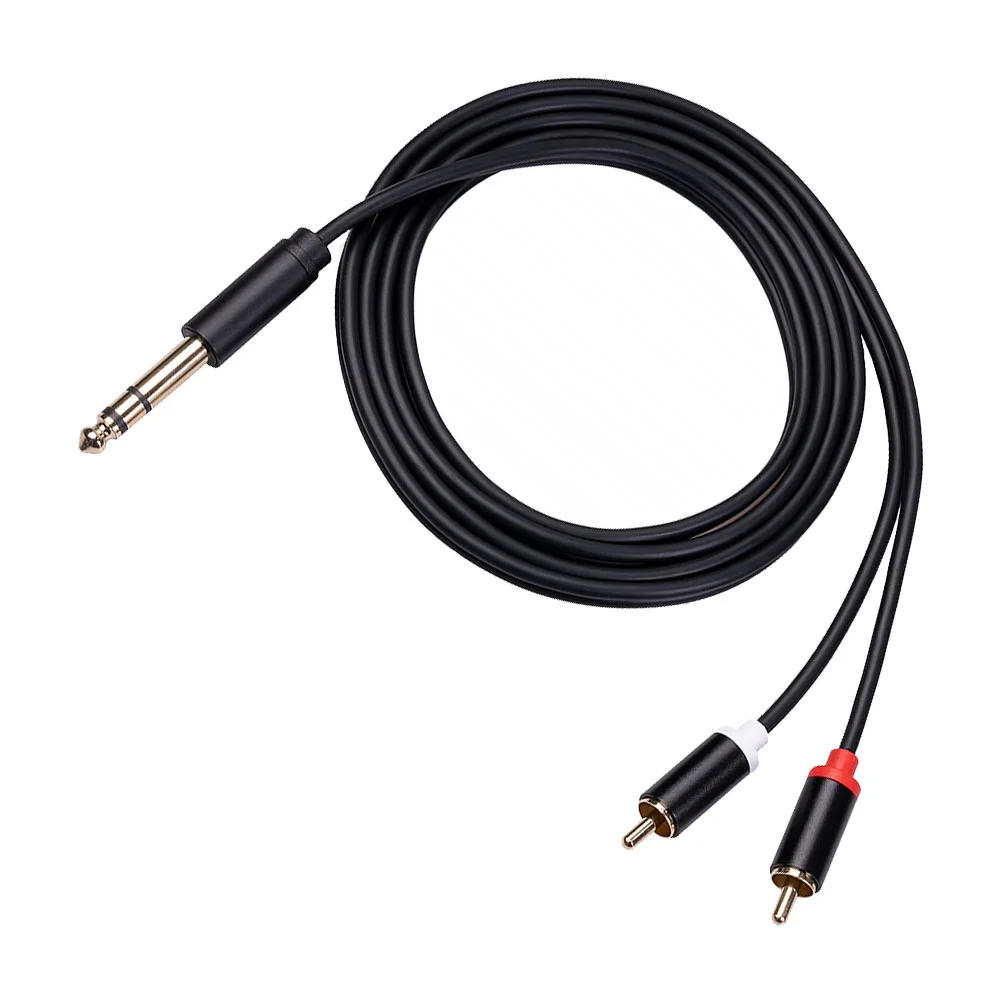 1 PC Portable Gold-plated Durable 2 RCA to 1/4 inch Wire Cable Cord for Amplifier Speaker
1 PC Portable Gold-plated Durable 2 RCA to 1/4 inch Wire Cable Cord for Amplifier Speaker