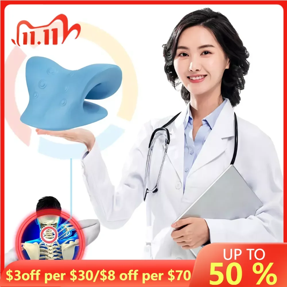 Neck And Shoulder Relaxer Neck Strecher Pillow Relief Traction Therapy Correction Stretching For Pain Relief Cervical Spine
Neck And Shoulder Relaxer Neck Strecher Pillow Relief Traction Therapy Correction Stretching For Pain Relief Cervical Spine