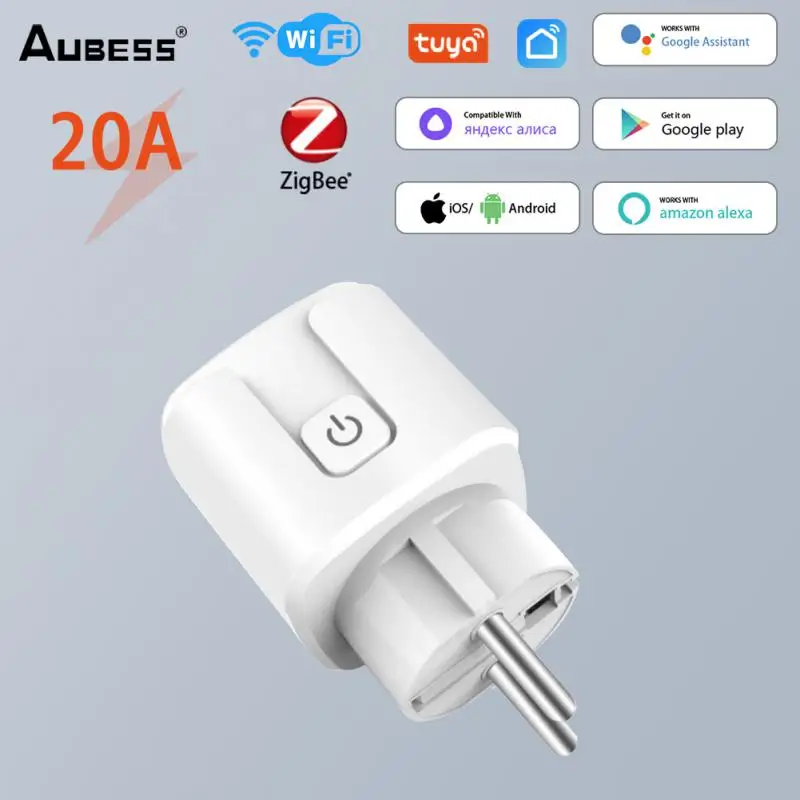 Tuya Smart Zigbee Plug 20A EU Socket Outlet With Power Energy Monitoring With Alexa Google Home Yandex Alice Smart Life App
Tuya Smart Zigbee Plug 20A EU Socket Outlet With Power Energy Monitoring With Alexa Google Home Yandex Alice Smart Life App