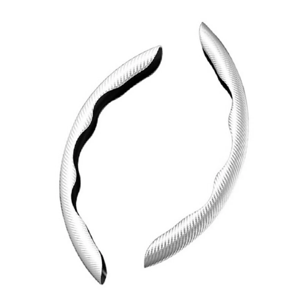 Brand New Car Steering Wheel Cover Booster 1pair ABS Carbon Fiber Look White Fashion Left/right Safe And Reliable
Brand New Car Steering Wheel Cover Booster 1pair ABS Carbon Fiber Look White Fashion Left/right Safe And Reliable
