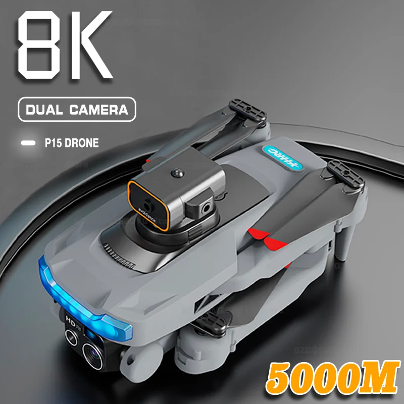 P15 GPS Drone Professional 8K HD Aerial Camera Intelligent Obstacle Avoidance Brushless Automatic Return Foldable Quadcopter
P15 GPS Drone Professional 8K HD Aerial Camera Intelligent Obstacle Avoidance Brushless Automatic Return Foldable Quadcopter