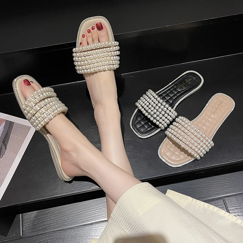 Beach Shoes Slippers Women Summer Slides String Bead Low Pantofle Sabot Flat Soft 2022 Basic Rubber PU String Bead Beach Shoes S
Beach Shoes Slippers Women Summer Slides String Bead Low Pantofle Sabot Flat Soft 2022 Basic Rubber PU String Bead Beach Shoes S