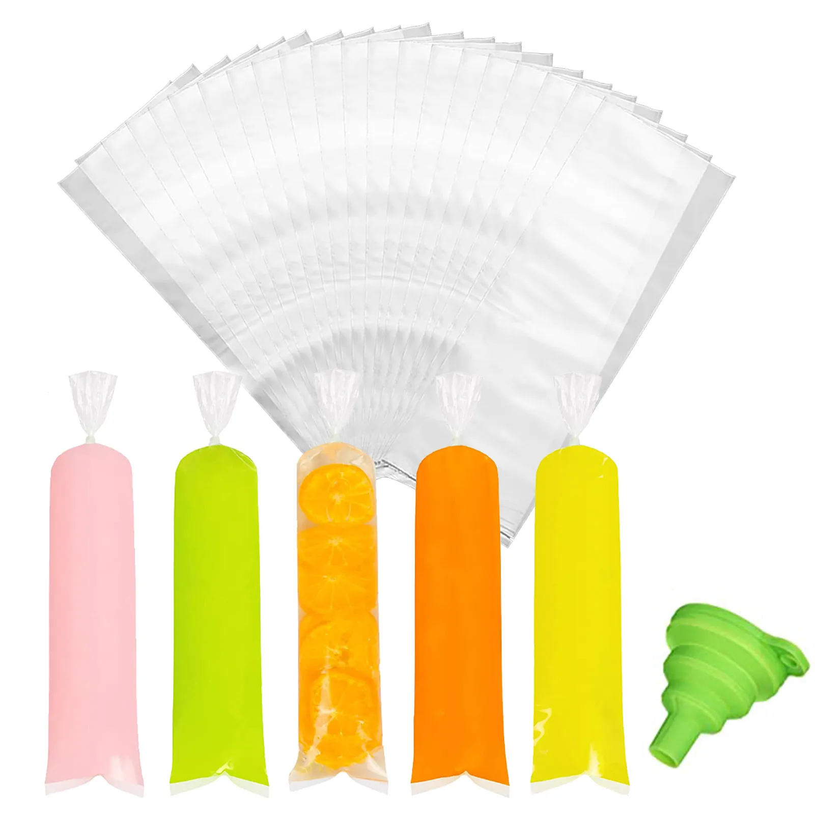 100 Pcs Freezer Tubes Food-Grade PE Ice Bags Freezer Bags For Liquids Ice Lolly Bags For Healthy Snacks Yogurt Sticks Juice &
100 Pcs Freezer Tubes Food-Grade PE Ice Bags Freezer Bags For Liquids Ice Lolly Bags For Healthy Snacks Yogurt Sticks Juice &