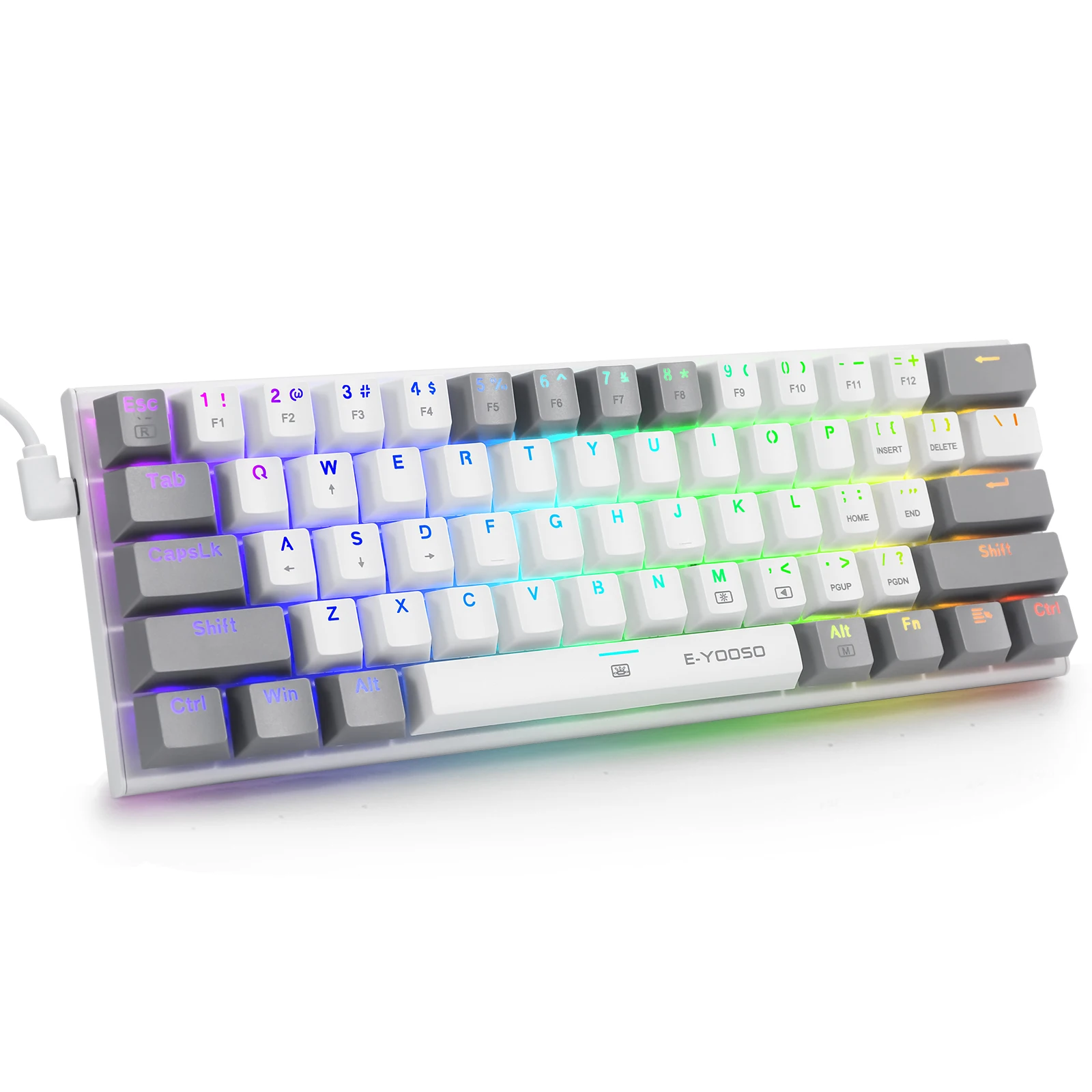 Проводная Механическая клавиатура HUOJI Z-11 60% RGB с синим переключателем, компактная игровая клавиатура с 61 клавишами, съемный кабель для порта...
Проводная Механическая клавиатура HUOJI Z-11 60% RGB с синим переключателем, компактная игровая клавиатура с 61 клавишами, съемный кабель для порта...