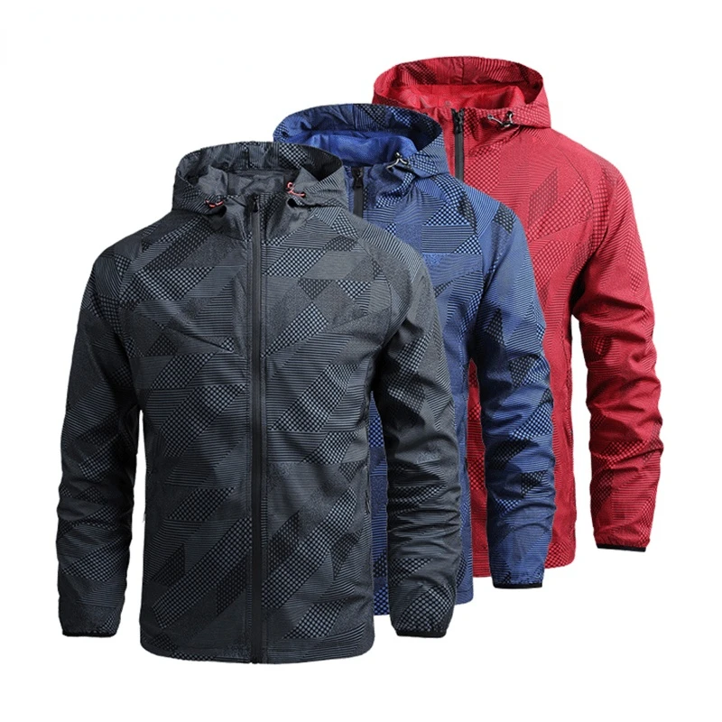 

Windproof Jacket Men Waterproof Breathable Parka Brand Casual Sports Outdoor Coat Male Windjacket Hardshell Wind Jacket Men Tops