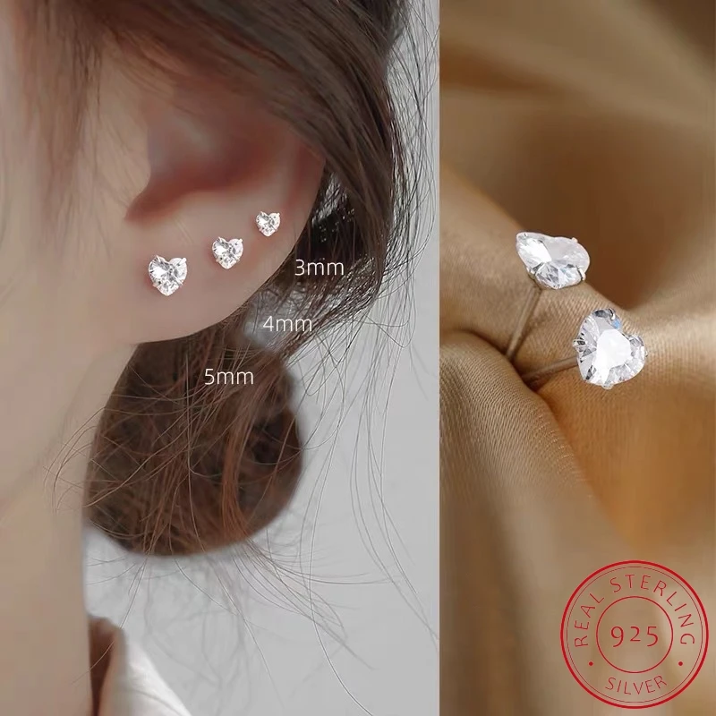 S925 Sterling Silver Love Zirconia Earrings for Women Light Luxury Heart Luminous Stud Earrings New Fashion Jewelry Party Gift
S925 Sterling Silver Love Zirconia Earrings for Women Light Luxury Heart Luminous Stud Earrings New Fashion Jewelry Party Gift