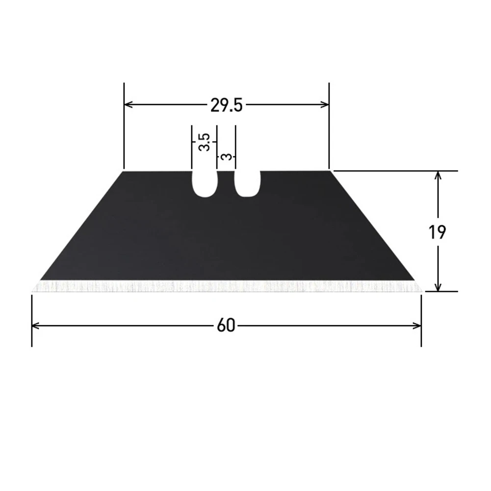 10pcs/Set Trapezoidal Blade Replacement Blades Art Craft Cutter Tool Multi-function T-shaped Blade For Cutting
10pcs/Set Trapezoidal Blade Replacement Blades Art Craft Cutter Tool Multi-function T-shaped Blade For Cutting