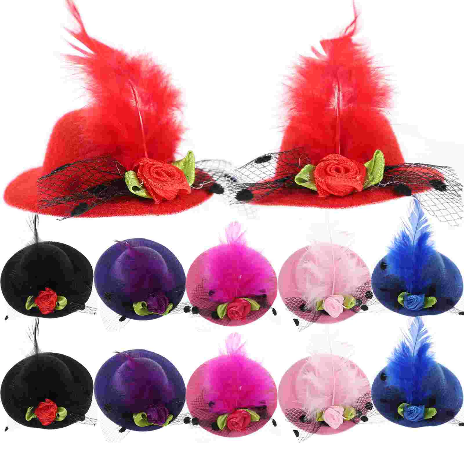 12pcs Hat Hair Clip Hat Hairpins Fasinator Girl Hair Accessory for Kids ( ) 5.5CM
12pcs Hat Hair Clip Hat Hairpins Fasinator Girl Hair Accessory for Kids ( ) 5.5CM