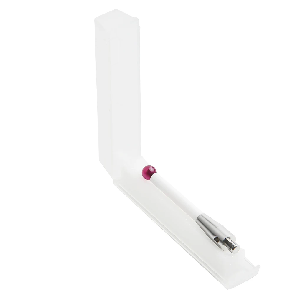 50mm Length Ceramic Rod Touch Stylus 6mm Dia Ceramic Stem Touch Probes CMM Probe Tip Rubine Ball Ceramic Shaft Thread Shank M4
50mm Length Ceramic Rod Touch Stylus 6mm Dia Ceramic Stem Touch Probes CMM Probe Tip Rubine Ball Ceramic Shaft Thread Shank M4
