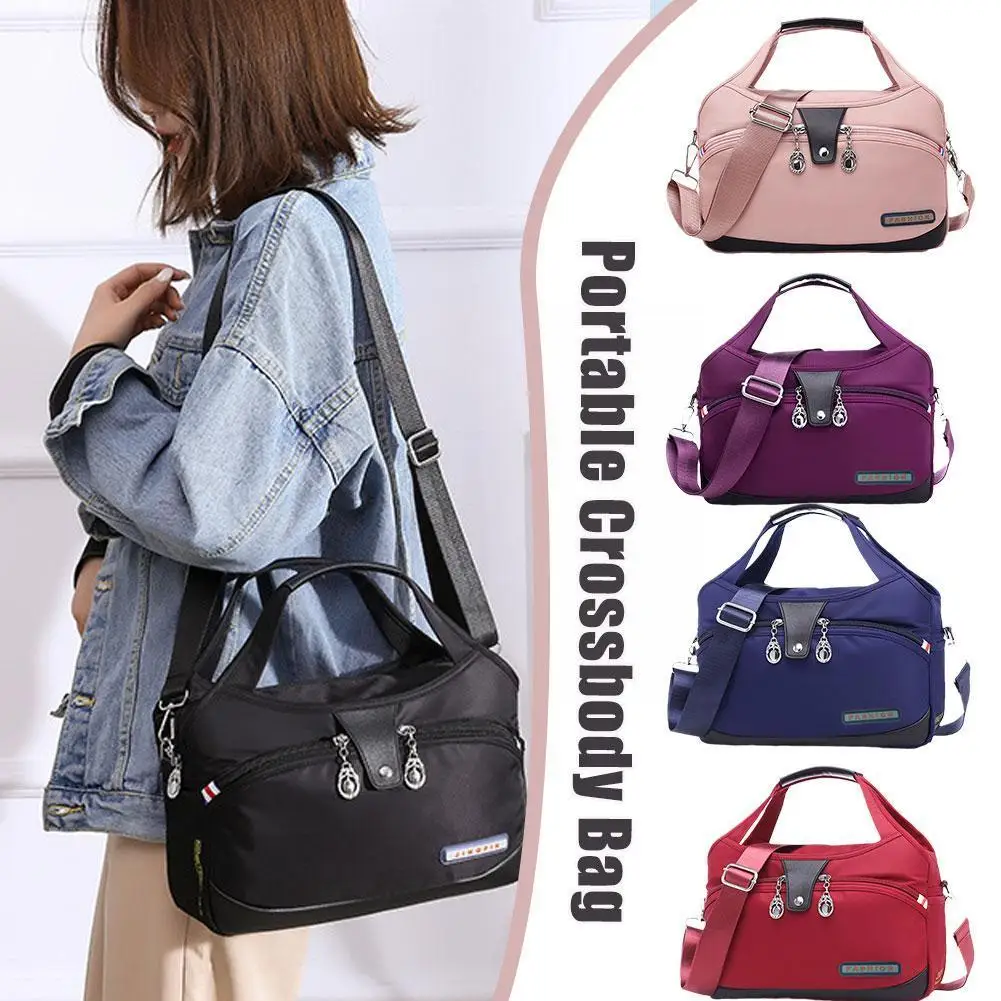 Portable Crossbody Bag Fashion Oxford Cloth Large Capacity Summer Shoulder Outdoor New Travel Handbag Light Ladies Casual B E7y7
Portable Crossbody Bag Fashion Oxford Cloth Large Capacity Summer Shoulder Outdoor New Travel Handbag Light Ladies Casual B E7y7
