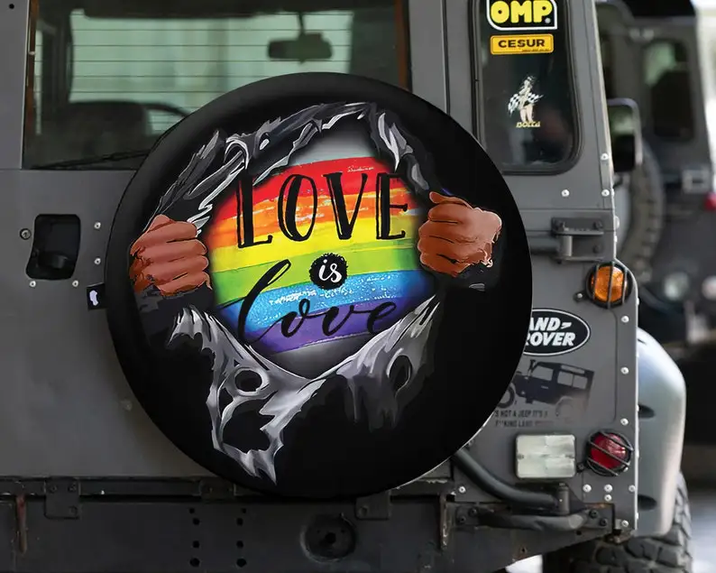 Чехол для запасной шины Love is love, чехол для запасной шины ЛГБТ для влюбленного джипа, автомобильные аксессуары, забавный подарок для Jeep, резер...
Чехол для запасной шины Love is love, чехол для запасной шины ЛГБТ для влюбленного джипа, автомобильные аксессуары, забавный подарок для Jeep, резер...