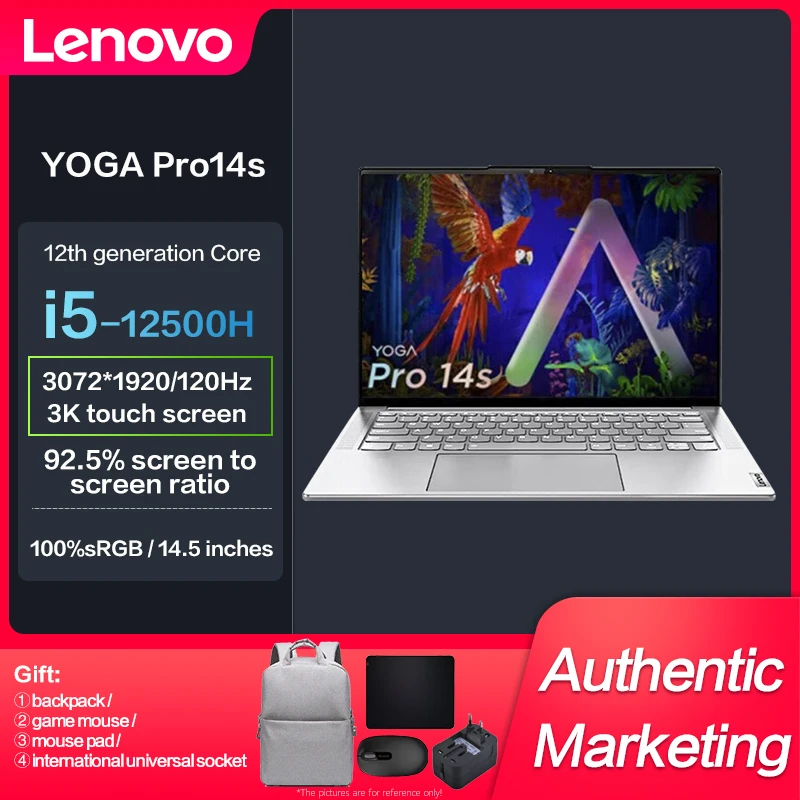Новый ноутбук Lenovo Yoga Pro14s Intel Core I5-12500H 14,5 дюймов 3K 120 Гц с сенсорным экраном
Новый ноутбук Lenovo Yoga Pro14s Intel Core I5-12500H 14,5 дюймов 3K 120 Гц с сенсорным экраном