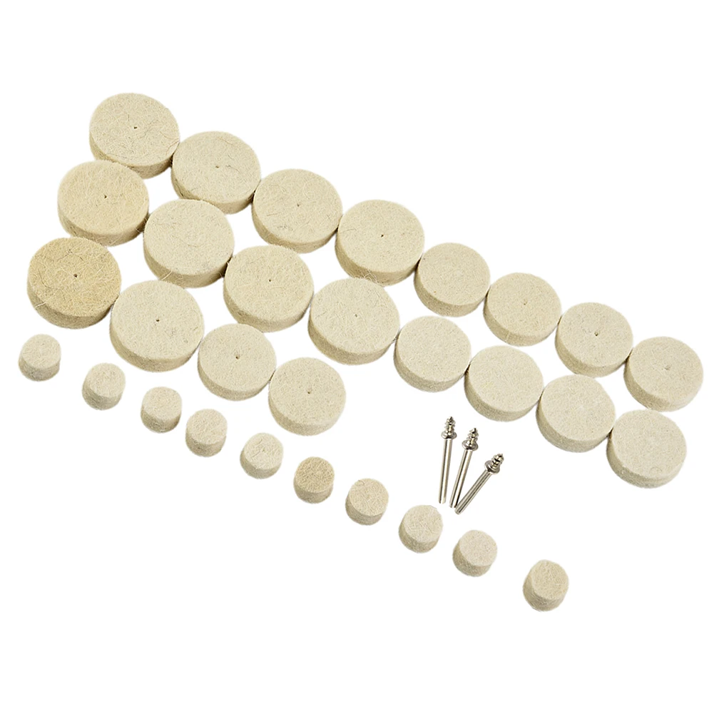 Home Wool Felt Wheels White Polishing Wheel Rotary Tool Silver Accessory Buffing Wheel Kit Household Brand New
Home Wool Felt Wheels White Polishing Wheel Rotary Tool Silver Accessory Buffing Wheel Kit Household Brand New
